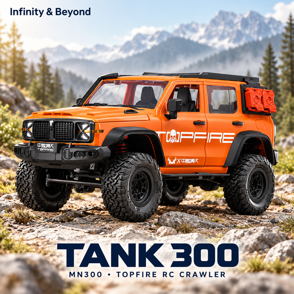 MN Model MN300 Topfire RC Off-Road Crawler