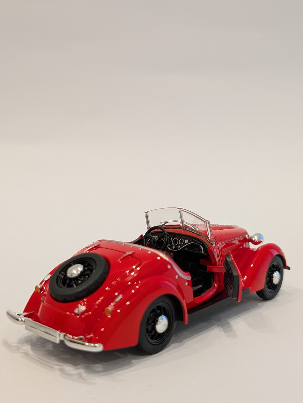 Wanderer W25K original rear three-quarter view with opening door