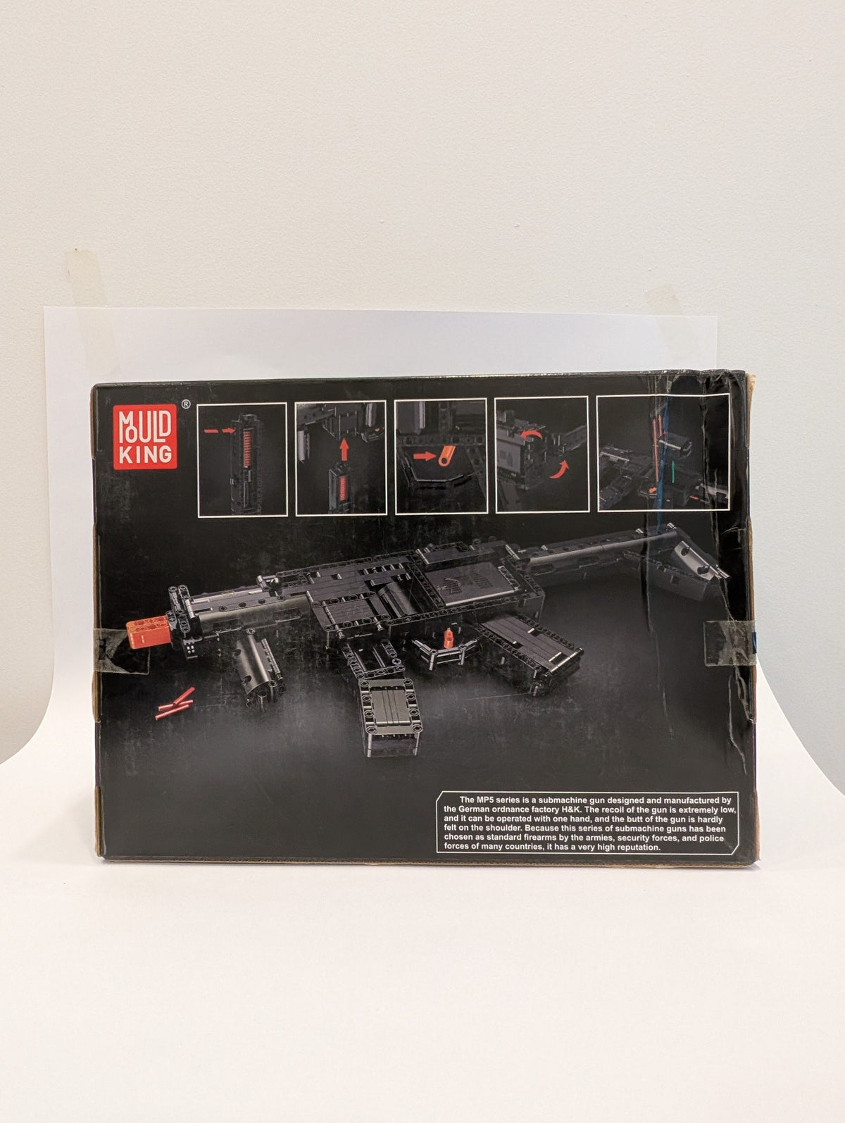 MOULD KING MP5 Building Block Model — 783+ Pieces | 14001S — original packaging photo