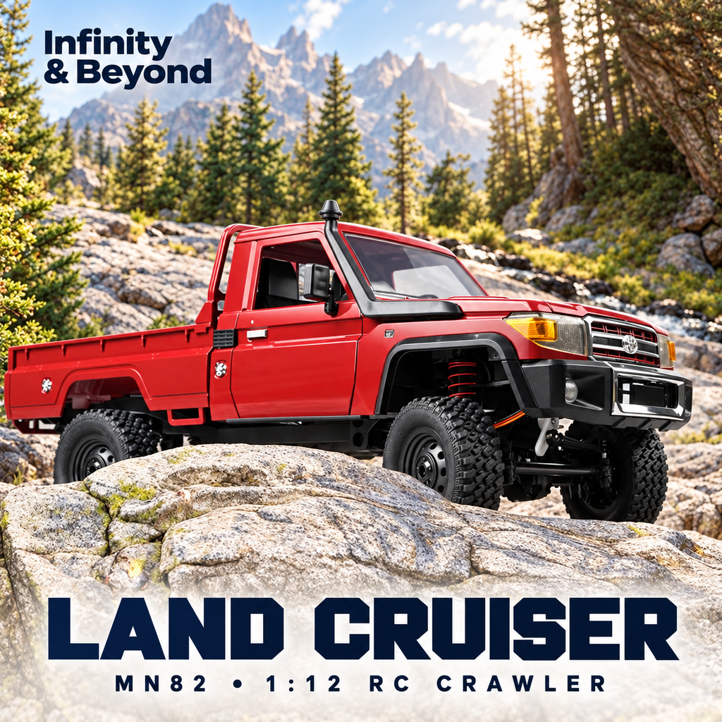 MN Model MN82 Toyota Land Cruiser 1:12 4WD RC Pickup