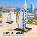 WANGE Burj Al Arab Hotel Building Blocks – 1306 Pieces styled thumbnail