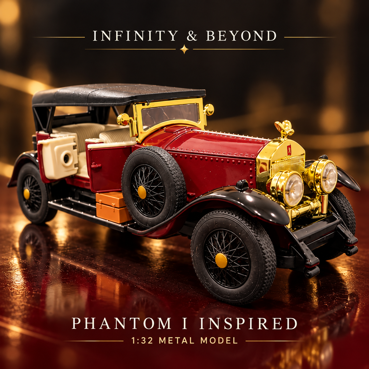 Vintage 1920 Rolls Royce Car Model — 1:32 Scale