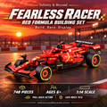 Fearless Racer red Formula building set — 748 pieces, ages 6+, 1:14 scale