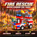 Global City Water Cannon Fire Truck Building Set – 230 Pieces (52006) — detailed thumbnail