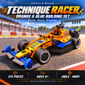 Technique Orange & Blue Racing Car – 372 Pieces (48011) — detailed thumbnail