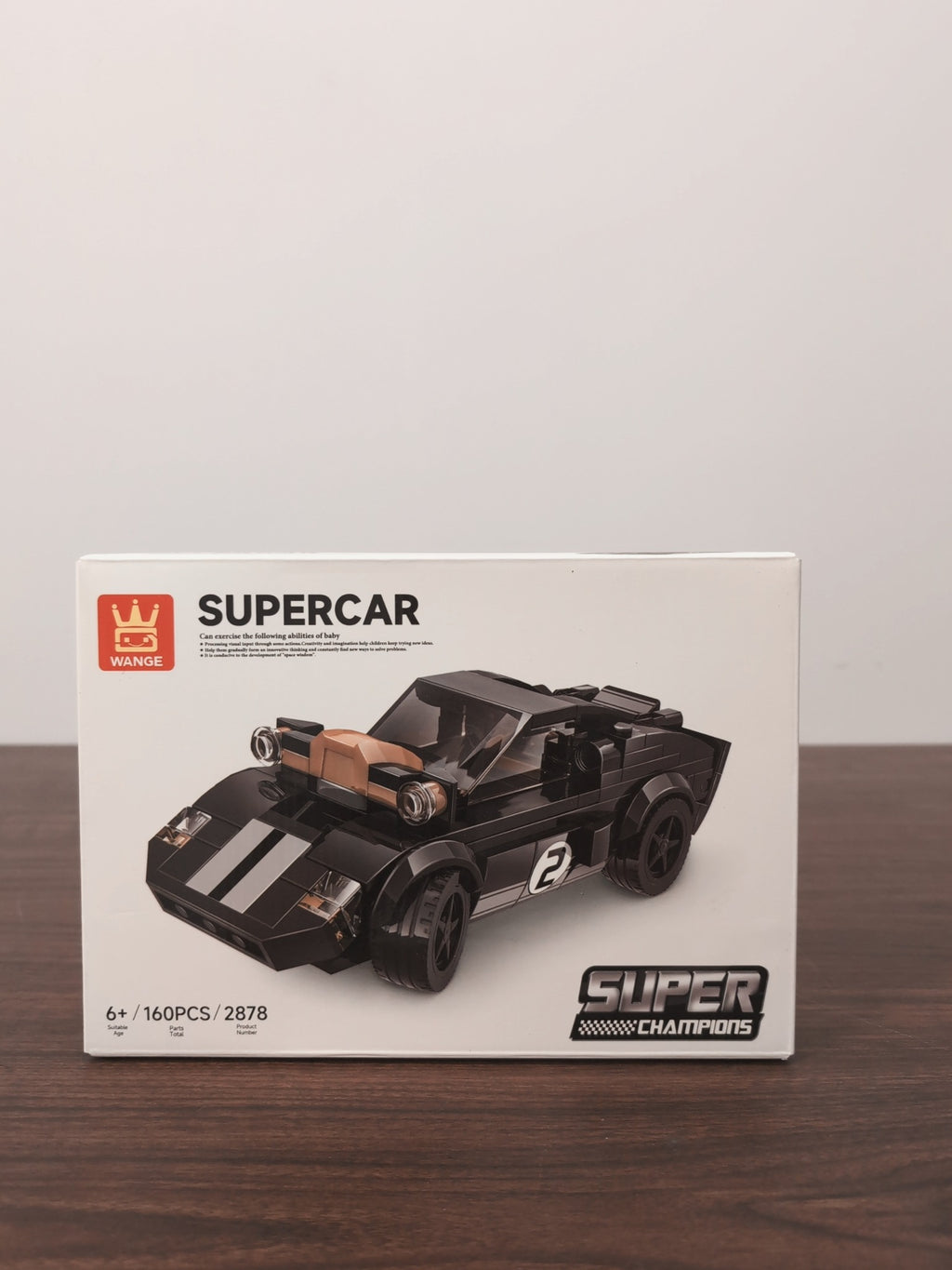 WANGE 2878 Black Classic Supercar — original box photo