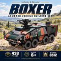 WANGE 3512 Boxer Armored Vehicle — 438 pieces, ages 6+