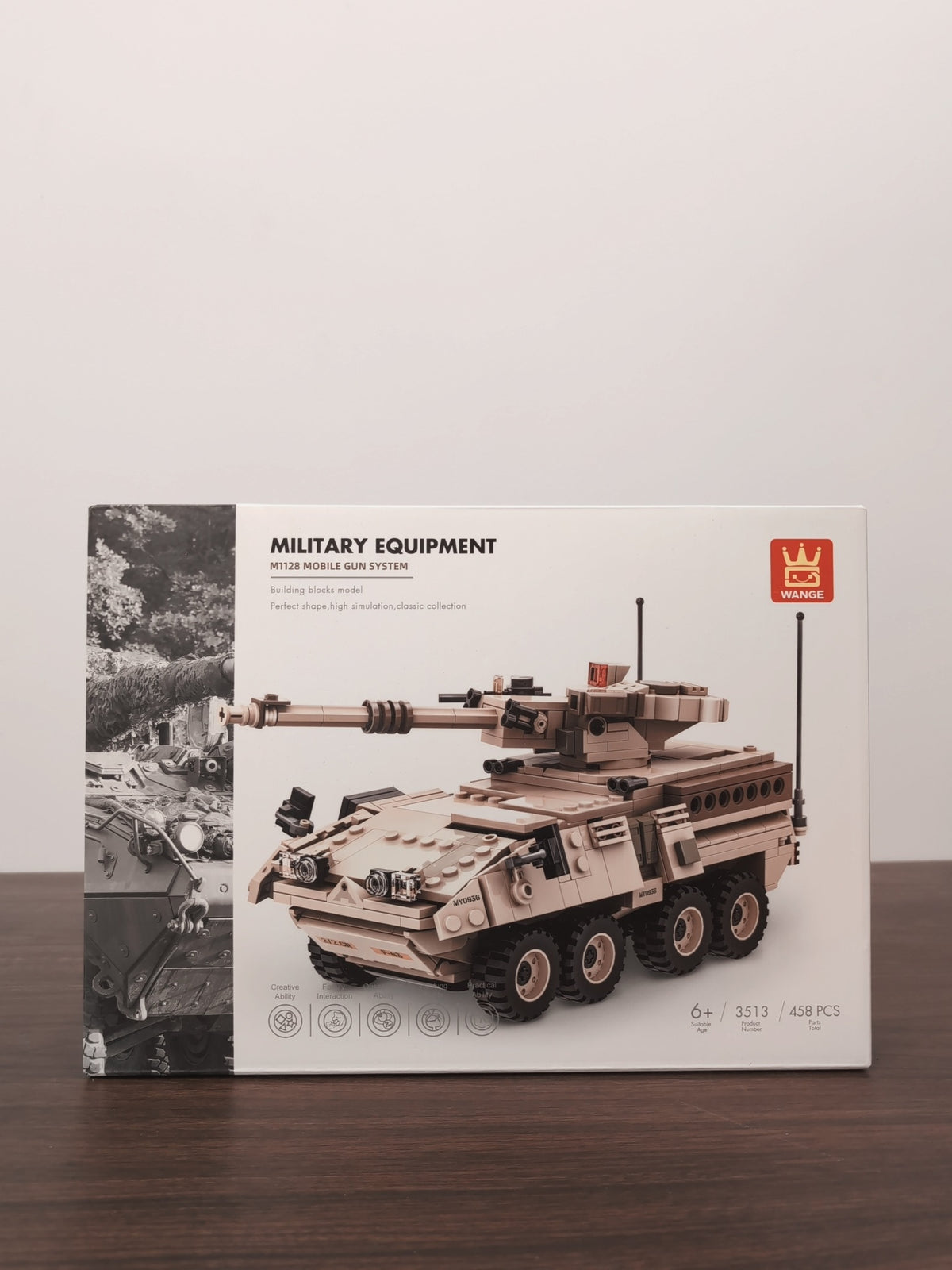 WANGE 3513 M1128 Mobile Gun System — original box photo