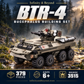 WANGE 3515 BTR-4 Bucephalus — 379 pieces, ages 6+
