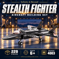 WANGE 4003 Heavy Stealth Fighter — 229 pieces, ages 6+