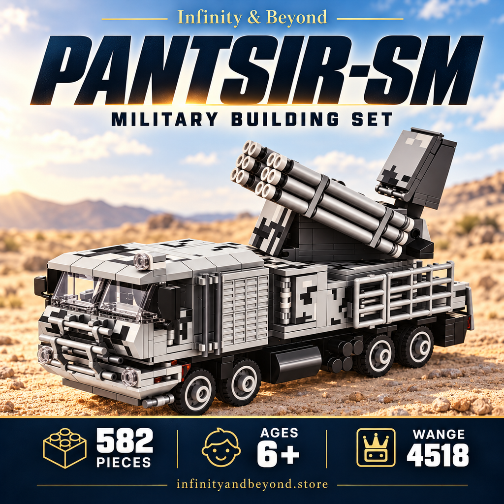 WANGE 4518 Pantsir-SM Air Defense System — 582 pieces, ages 6+