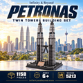 WANGE 5213 Petronas Twin Towers — 1158 pieces, ages 6+