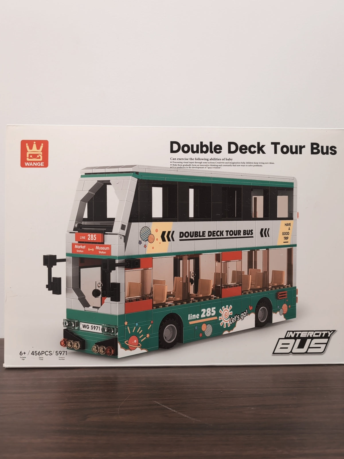 WANGE 5971 Double Deck Tour Bus — original box photo